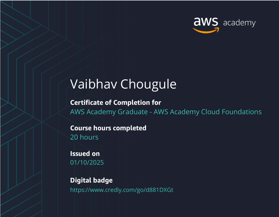 AWS Academy Cloud Foundations